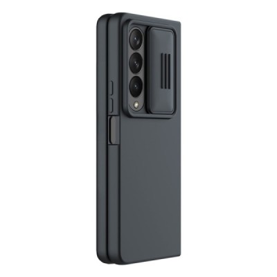 Samsung Galaxy Z Fold4 5G (F936B) „Nillkin“ CamShield Silky juodas dėklas, nugarėlė su kameros apsauga | Priedai.lt