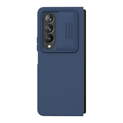 Samsung Galaxy Z Fold4 5G (F936B) „Nillkin“ CamShield Silky mėlynas dėklas, nugarėlė su kameros apsauga | Priedai.lt