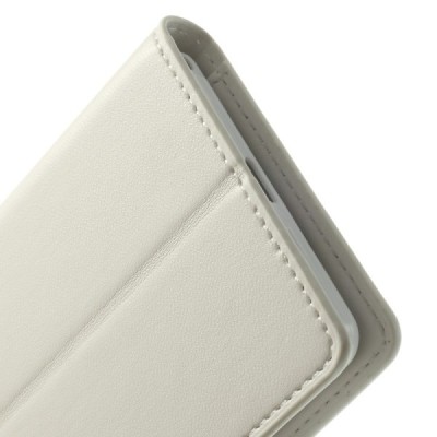 Mercury Sonata atverčiamas Sony Xperia Z2 baltas odinis dėklas - piniginė / Priedai.lt