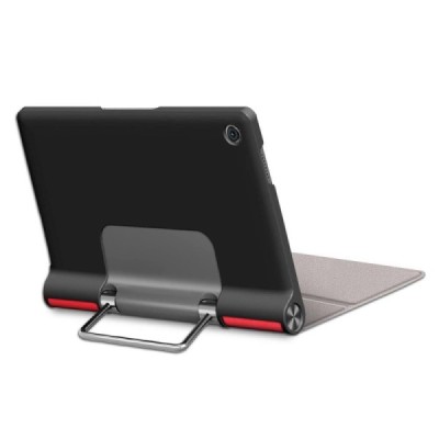 Lenovo Yoga Tab 11 atverčiamas raudonas odinis dėklas - knygutė | Priedai.lt