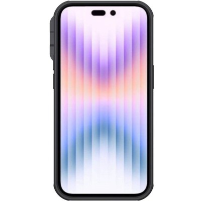 Apple iPhone 14 Pro „Nillkin“ CamShield Pro juodas dėklas, nugarėlė su kameros apsauga | Priedai.lt