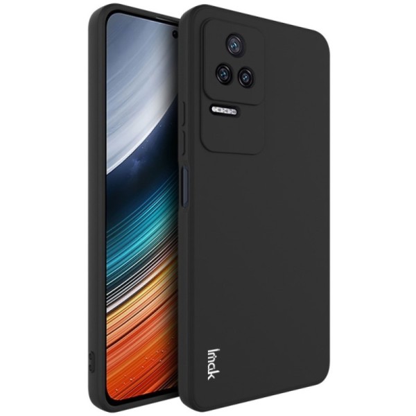 „Imak“ Kõva silikoon (TPU) kaaned - must (Poco F4)