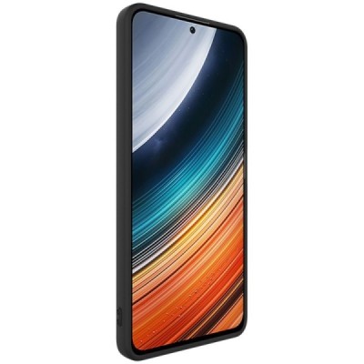 Xiaomi Poco F4 5G „Imak“ kieto silikono TPU juodas dėklas - nugarėlė | Priedai.lt