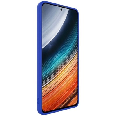 Xiaomi Poco F4 5G Imak kieto silikono TPU mėlynas dėklas - nugarėlė | Priedai.lt