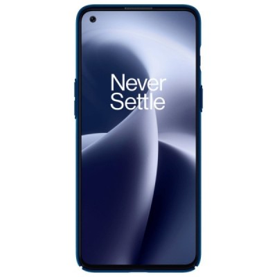 Nillkin Frosted Shield OnePlus Nord 2T 5G mėlynas plastikinis dėklas | Priedai.lt