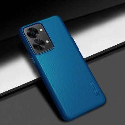 Nillkin Frosted Shield OnePlus Nord 2T 5G mėlynas plastikinis dėklas | Priedai.lt