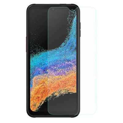 Samsung Galaxy Xcover 6 Pro (G736) „Calans“ 9H Tempered Glass sustiprintos apsaugos skaidrus pilnai dengiantis apsauginis ekrano