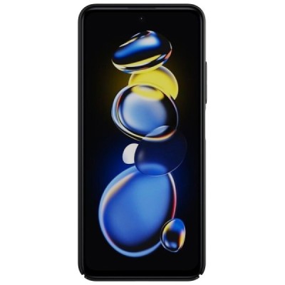 Xiaomi Poco X4 GT (Redmi Note 11T Pro, Redmi Note 11T Pro+) „Nillkin“ CamShield juodas dėklas, nugarėlė su kameros apsauga | Pri