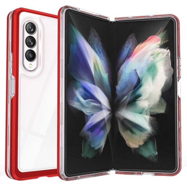 „Fashion“ kaaned - läbipaistev / punane (Galaxy Z Fold4)