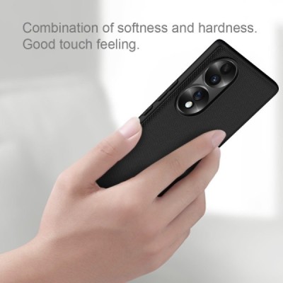 Huawei Honor 70 „Nillkin“ Textured Case juodas dėklas - nugarėlė | Priedai.lt