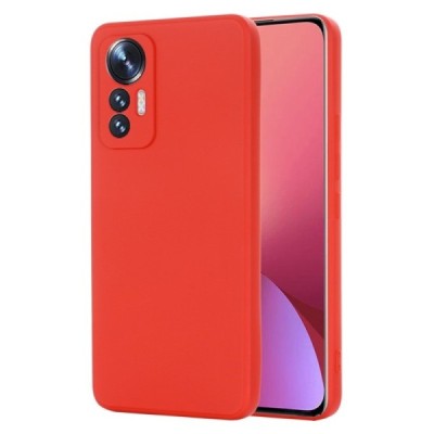 Xiaomi 12 Lite Shell kieto silikono (TPU) dėklas raudonas - nugarėlė | Priedai.lt