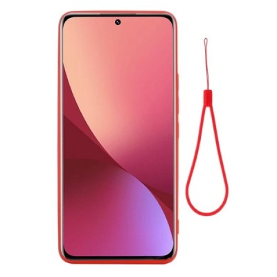 Xiaomi 12 Lite Shell kieto silikono (TPU) dėklas raudonas - nugarėlė | Priedai.lt