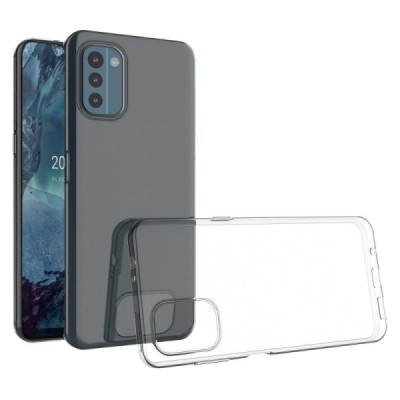 Nokia G21 (G11) kieto silikono TPU skaidrus dėklas - nugarėlė | Priedai.lt