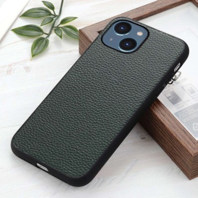 „Deluxe Leather“ Apple iPhone 14 Plus žalias odinis dėklas | Priedai.lt