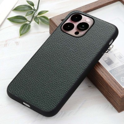 „Deluxe Leather“ Apple iPhone 14 Pro Max žalias odinis dėklas | Priedai.lt