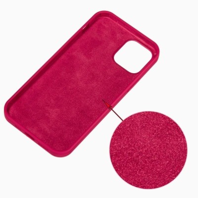 Apple iPhone 14 Shell kieto silikono TPU tamsiai rožinis dėklas - nugarėlė | Priedai.lt