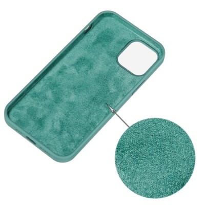 Apple iPhone 14 Shell kieto silikono TPU tamsiai žalias dėklas - nugarėlė | Priedai.lt