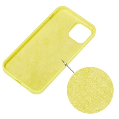 Apple iPhone 14 Shell kieto silikono TPU geltonas dėklas - nugarėlė | Priedai.lt