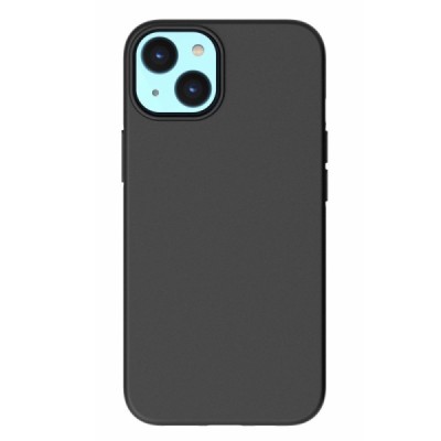 Apple iPhone 14 kieto silikono TPU juodas dėklas - nugarėlė | Priedai.lt