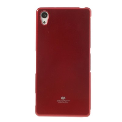 Mercury TPU kieto silikono raudonas Sony Xperia Z2 dėklas - nugarėlė / Priedai.lt