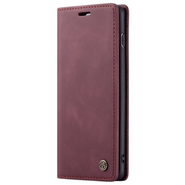„CaseMe“ Retro Tugev tahke kaaned - burgundi (Galaxy S10+)