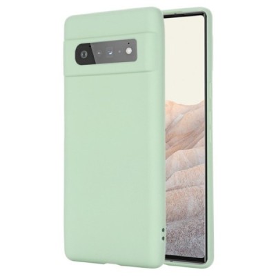 Google Pixel 6 Pro Shell kieto silikono (TPU) dėklas žalias - nugarėlė | Priedai.lt