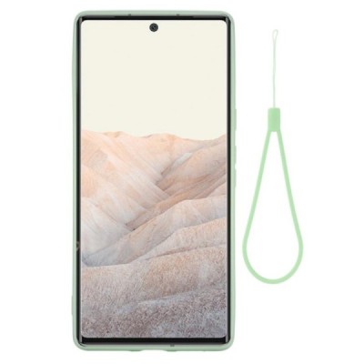 Google Pixel 6 Pro Shell kieto silikono (TPU) dėklas žalias - nugarėlė | Priedai.lt