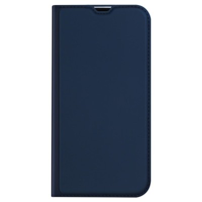 „Dux Ducis“ Skin serijos Apple iPhone 14 Plus tamsiai mėlynas odinis atverčiamas dėklas | Priedai.lt