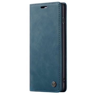 Samsung Galaxy S10+ (G975) CaseMe Retro solidus atverčiamas žalias odinis dėklas - knygutė | Priedai.lt