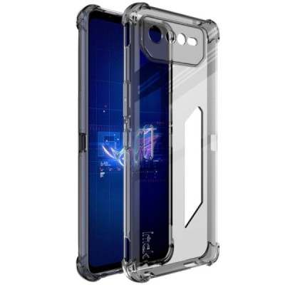 Asus Rog Phone 6 5G Imak sustiprintos apsaugos kieto silikono TPU pilkas dėklas - nugarėlė | Priedai.lt