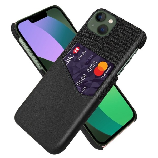 „KSQ“ Shell kaaned taskuga - must (iPhone 14)