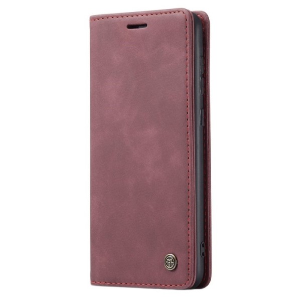 „CaseMe“ Retro Tugev tahke kaaned - burgundi (Galaxy A33 5G)