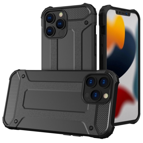 Tugevdatud turvalisus kaaned - must (iPhone 14 Pro Max)