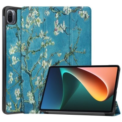 Xiaomi Pad 5 (Pad 5 Pro) atverčiamas spalvotas „Sakura“ dėklas - knygutė | Priedai.lt