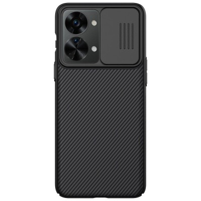 OnePlus Nord 2T 5G Nillkin CamShield juodas dėklas, nugarėlė su kameros apsauga | Priedai.lt