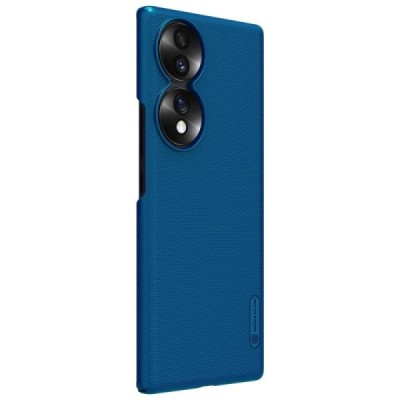 Nillkin Frosted Shield Huawei Honor 70 mėlynas plastikinis dėklas | Priedai.lt