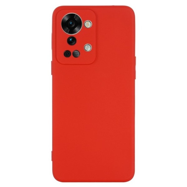„Shell“ Kõva silikoon (TPU) kaaned - punane (OnePlus Nord 2T 5G)