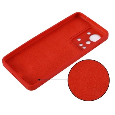 OnePlus Nord 2T 5G Shell kieto silikono TPU raudonas dėklas - nugarėlė | Priedai.lt
