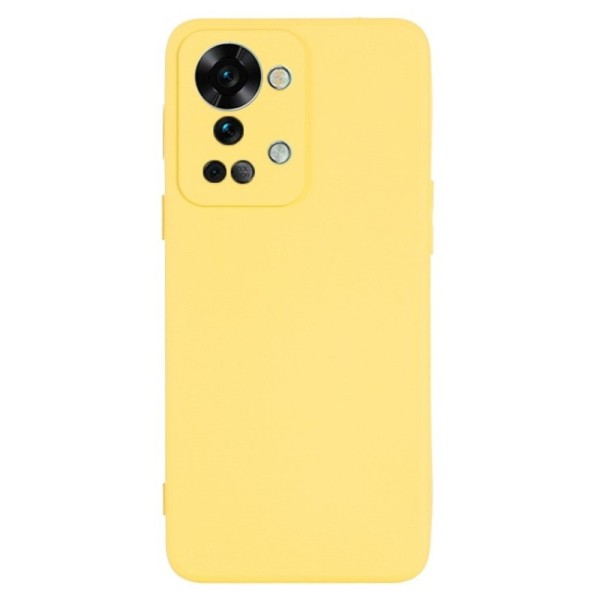 „Shell“ Kõva silikoon (TPU) kaaned - kollane (OnePlus Nord 2T 5G)