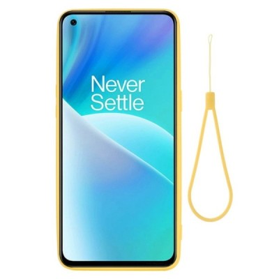 OnePlus Nord 2T 5G Shell kieto silikono TPU geltonas dėklas - nugarėlė | Priedai.lt