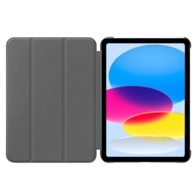 Apple iPad 11 2025, iPad 10,9 2022 atverčiamas žalias odinis dėklas - knygutė (sulankstomas) | Priedai.lt