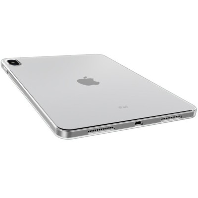 Apple iPad 11 2025, iPad 10.9 2022 kõva silikoonist TPU läbipaistev ümbris - tagakülg | Priedai.lt