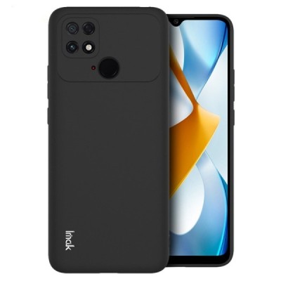 Xiaomi Poco C40 „Imak“ kieto silikono TPU juodas dėklas - nugarėlė | Priedai.lt