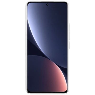 Nillkin Frosted Shield Xiaomi 12 Lite baltas plastikinis dėklas | Priedai.lt