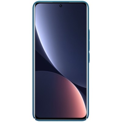 Nillkin Frosted Shield Xiaomi 12 Lite mėlynas plastikinis dėklas | Priedai.lt