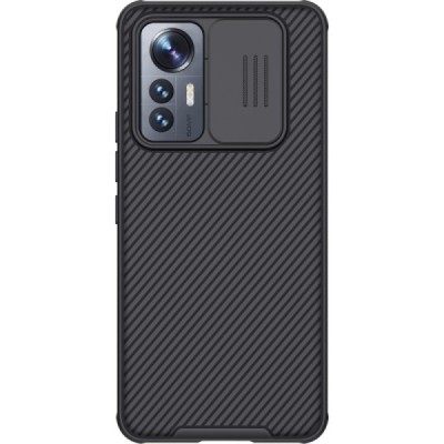 Xiaomi 12 Lite „Nillkin“ CamShield juodas dėklas, nugarėlė su kameros apsauga | Priedai.lt