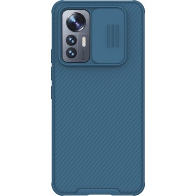 Xiaomi 12 Lite „Nillkin“ CamShield mėlynas dėklas, nugarėlė su kameros apsauga | Priedai.lt