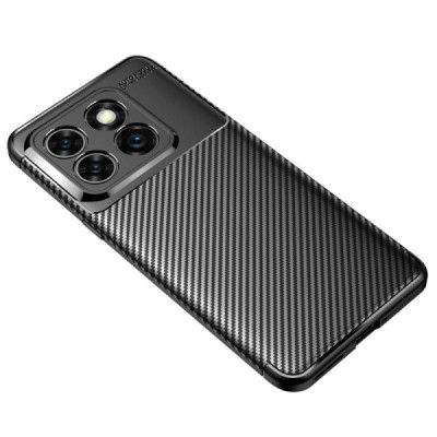 OnePlus 10T „Fiber“ kieto silikono TPU juodas dėklas - nugarėlė | Priedai.lt