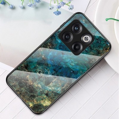 OnePlus 10T „Marble“ kieto silikono TPU mėlynas dėklas - nugarėlė | Priedai.lt