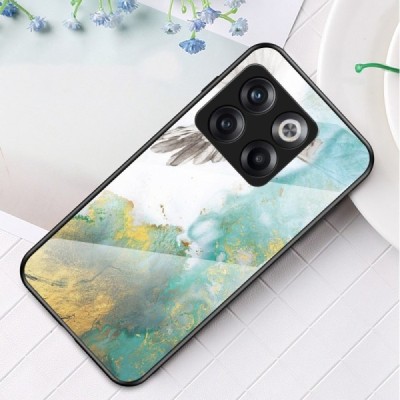 OnePlus 10T „Marble“ kieto silikono TPU žalias dėklas - nugarėlė | Priedai.lt